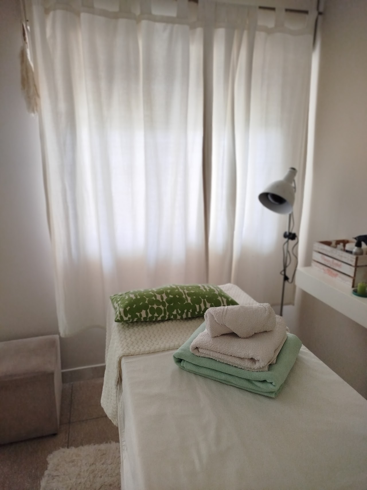 Sala de masajes de Karina Masoterapia en Ituzaingó